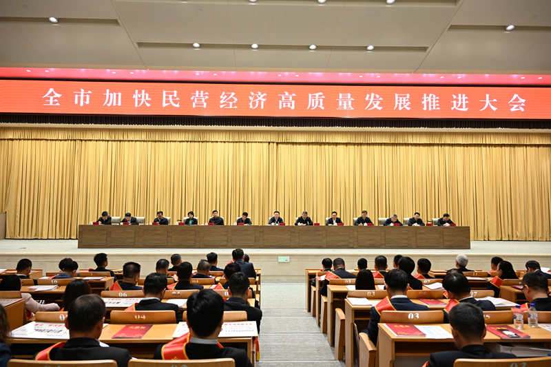 长春市加快民营经济高质量发展推进大会。